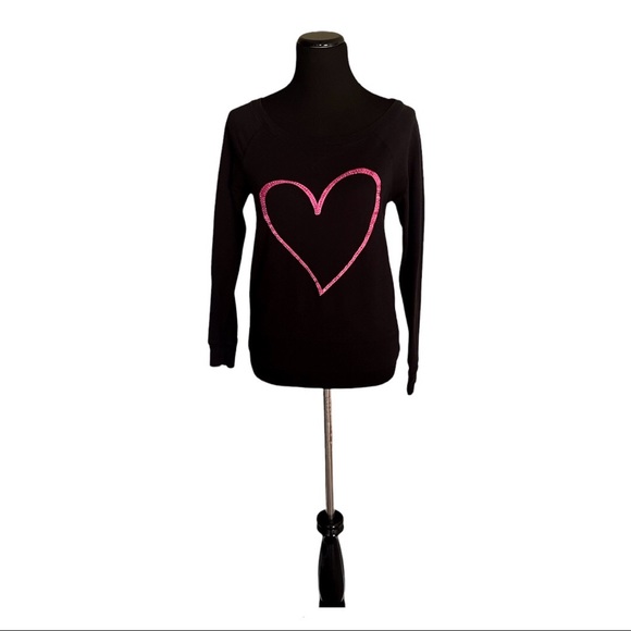Gxane Heart Sweatshirt Size Small - Picture 3 of 5